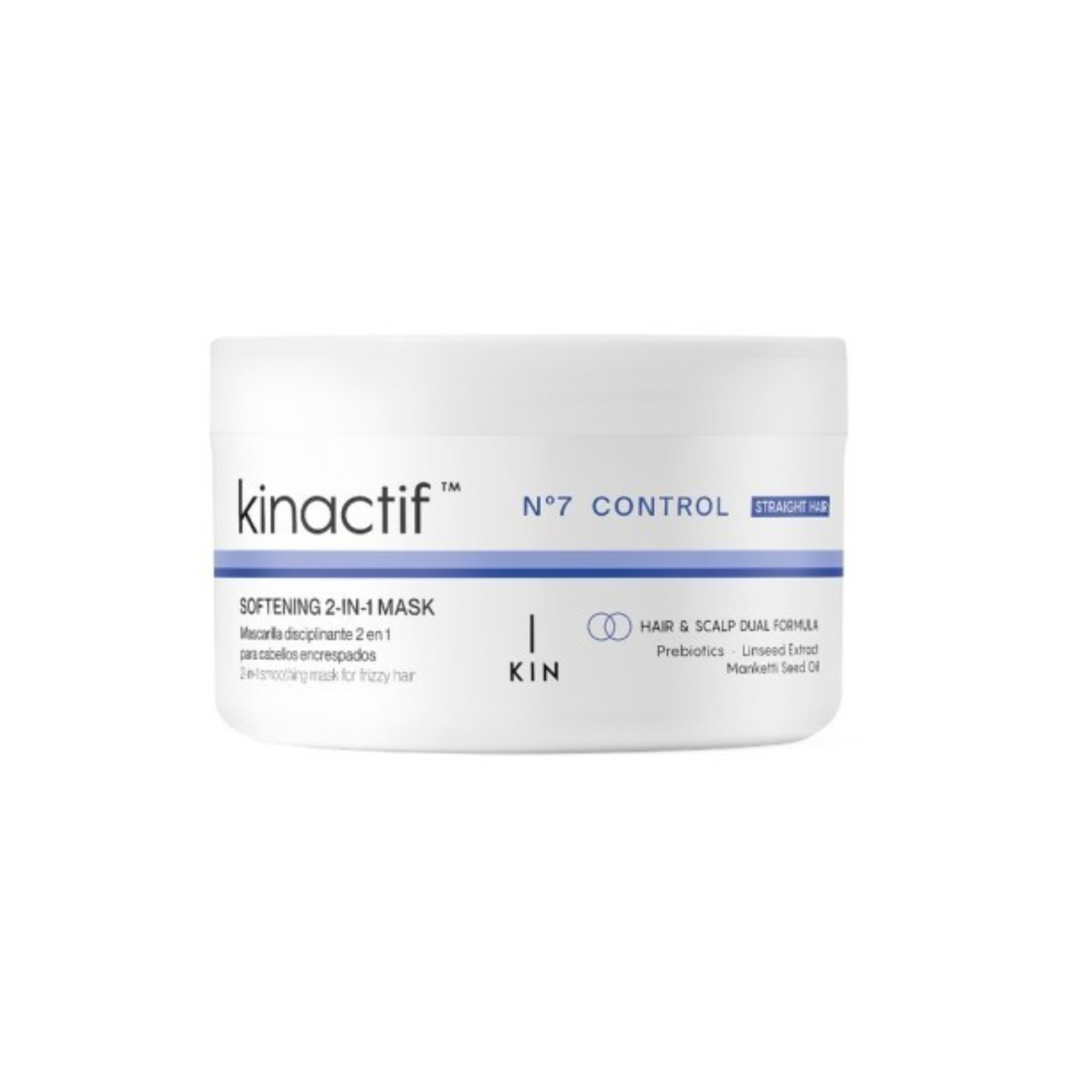Kinactif No.7 Control Softening 2-in-1 Mask packaging on a white background